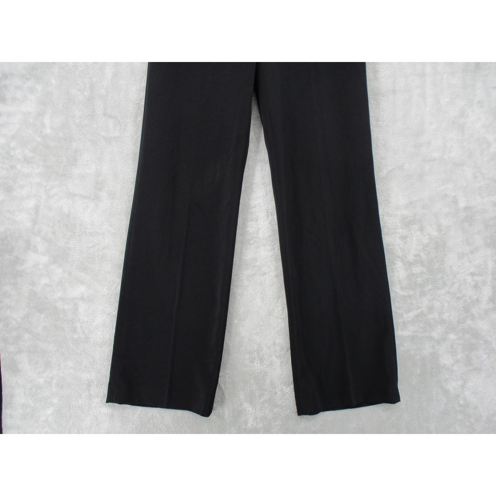 White House Black Market Pants 6 Wide Zip Side Zip Trouser Career Stretch Office - Picture 4 of 12